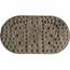Rutschfeste Badematte mit Magneten braun, 70 x 39 cm