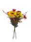 Buchet de floarea soarelui, gypsophila, cu douăfețe , h. 48 cm