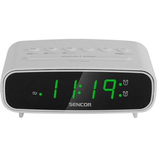 Sencor SRC 2600 W radiobudzik, biały