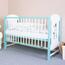New Baby Crib Elsa Zebra, alb-mint