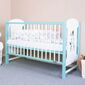 New Baby Crib Elsa Zebra, alb-mint