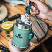 Stanley Legendary Classic posoda za hrano 400 ml,zelena barva Hammertone