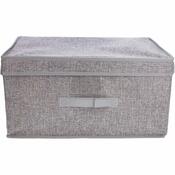 Skládací úložný box s odklopným víkem 44 × 33 × 22 cm