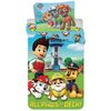 Jerry Fabrics Dětské bavlněné povlečení do postýlky Paw Patrol 143, 100 x 135 cm, 40 x 60 cm