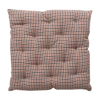 Pernă de scaun matlasată Fidoo ruginiu/negru , 40 x 40 cm