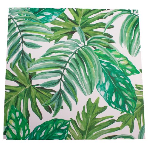 Leinwandbild „Green Leaves“, 40 x 40 cm
