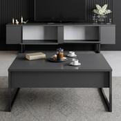Televizní stolek Luxe Anthracite and Black