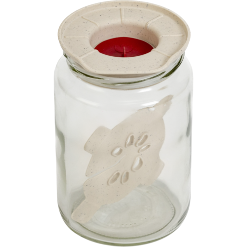 Plastia Zestaw fermentacyjny - kość słoniowa z fusami kawy, czerwony