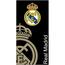 Osuška Real Madrid čierná, 75 x 150 cm