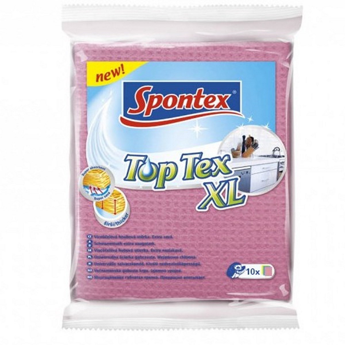 Spontex 10 Top Tex XL hubová utierka,