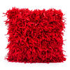 Povlak na polštářek Shaggy červená, 45 x 45 cm