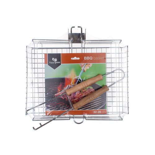 Happy Green Kosz do grilla BBQ, 32 x 26 cm