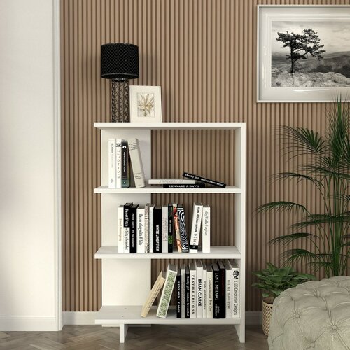 Bücherregal Trilon White