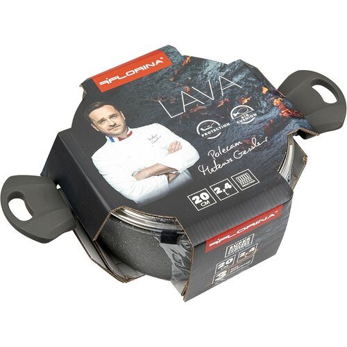 Florina Aluminiumtopf Lava 2,4 l, 20 cm