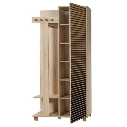 Vešiak so skriňou Garmanto Sonoma Oak