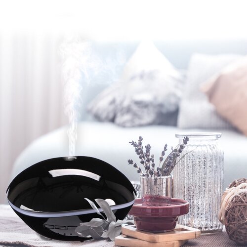 Sixtol Aroma difuzor Stone črni lesk, 500 ml
