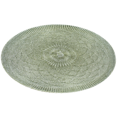 Suport de farfurie Mandala verde, 38 cm