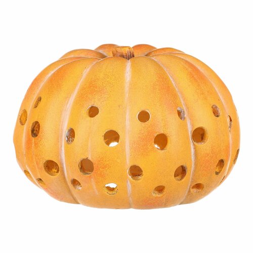 Decorațiuni de toamnă Dovleac cu orificii, 28 x 28 x 19 cm, magneziu