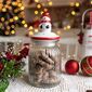 Altom Borcan de sticlă cu capac ceramic Snowman900 ml