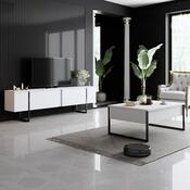 Luxe White and Black dohányzóasztal