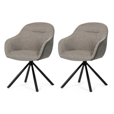 Set de scaune de sufragerie cu mecanism deîntoarcere DCH-Y1143 BG2, 2 buc.