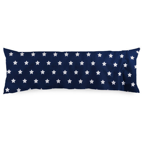 Față de pernă pentru perna Soț de rezervă 4home Stars Navy Blue, 55 x 180 cm