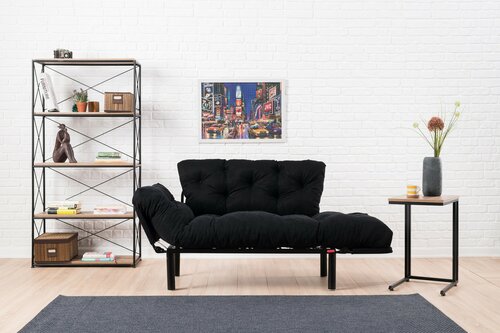 Klappsofa Nitta Black