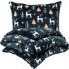 4Home Posteljnina iz mikroflanele Nordic Deer