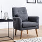 Fotel Zeni Berjer Dark Grey