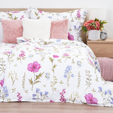 4Home Muslin posteljnina Wildflower Harmony, 140 x 200 cm, 70 x 90 cm