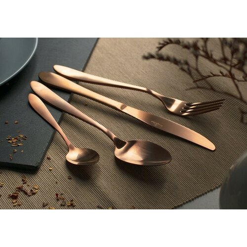 Berlinger Haus 24-delni set jedilnega priboraSatin Rosegold Metallic Line
