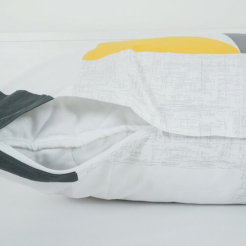 Lenjerie pat bumbac creponat B.E.S. Petrovice Top Class Geometries, 140 x 200 cm, 70 x 90 cm