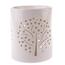 Porcelanska aromalampa Heart tree bela, 11 x 13 cm