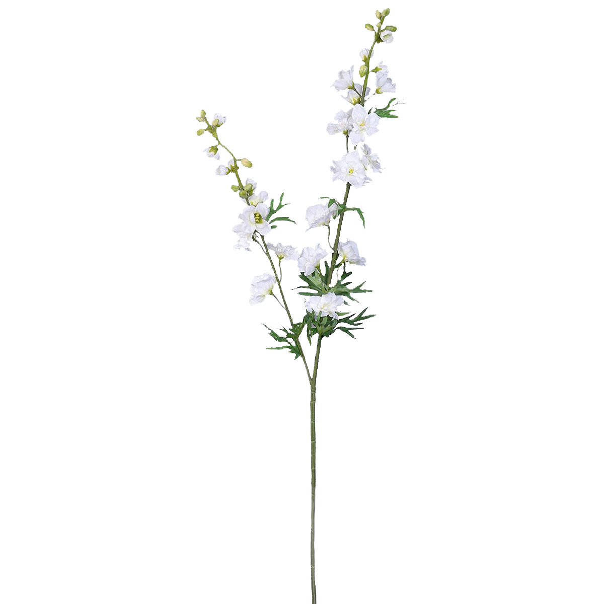Mű Delphinium, fehér, 98 cm
