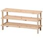 Kesper 69723 Raft pentru pantofi cu 3 rafturi, ușor, 77 x 40 x 26 cm