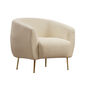 Eses Cream Bouclette fotel
