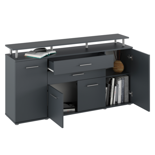 Skříňka HANOLA, grafit