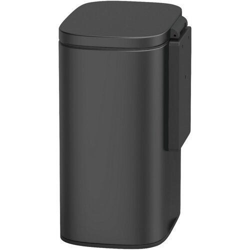 Wenko Coș de gunoi de perete Sare 5 l, negru