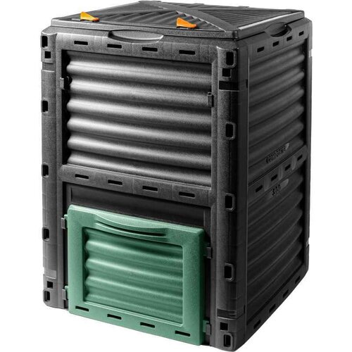 Kompostér, 300 l, černá, 61 x 61 x 83 cm