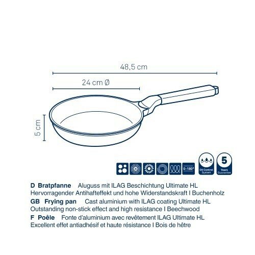 Kela Pan VITANA, odlew aluminiowy, szary, 24 cm