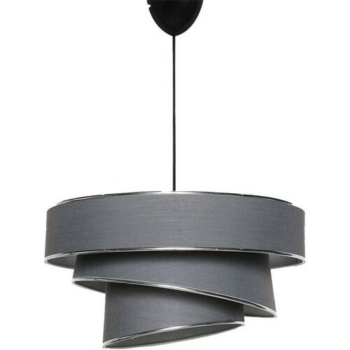 Lampa wisząca Couper - antracyt, srebrna