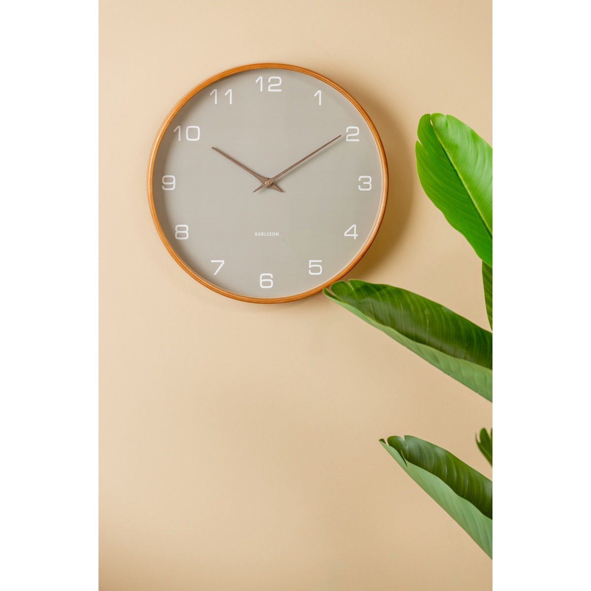 Karlsson 5993GY designové nástěnné hodiny šedá, pr. 40 cm - thumb (3)