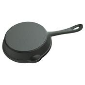 Cattara 13059 Grillpfanne mit Griff Gusseisen, Durchmesser 16 cm