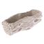 Übertopf aus Beton White bark, 24,5 x 9 x 6 cm
