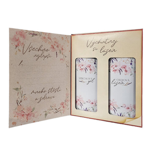 Bohemia Gifts Set cosmetic carte - Carte de urări