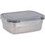 Excellent Houseware Edelstahl-Frischhaltedose mit Kunststoffdeckel, 500 ml