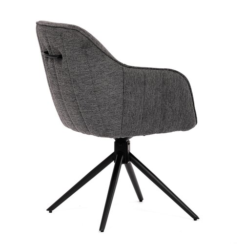 Set de scaune de sufragerie cu mecanism deîntoarcere HC-536 GREY2, 2 buc.