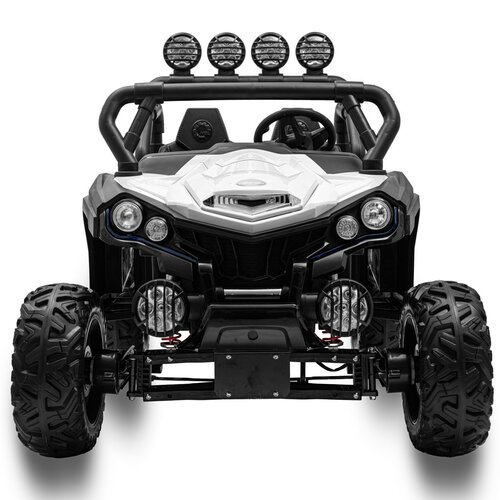 Baby Mix Elektryczny samochód dla dzieci Buggy Road 4 x 4, biały