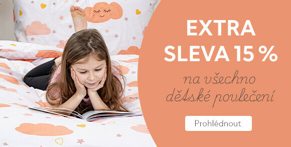 Extra sleva na dětské povlečení