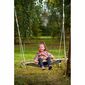 Balansoar pătrat Woody cu țesătură, 100 cm